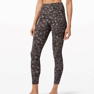 Lululemon Align Pant II 25" Inseam Leggings Equalized Multi Floral Size 8 Women
